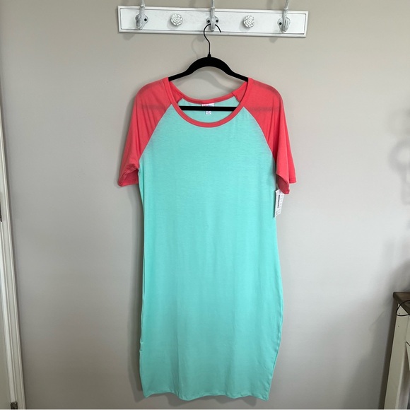 Women’s LuLaRoe Julia Dress - Size Large - Picture 1 of 6